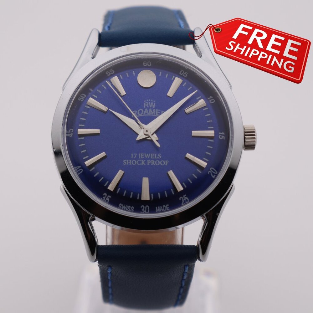 Vintage Roamer ST96 Watch – Swiss Made, 17 Jewels, Manual Wind, Stylish